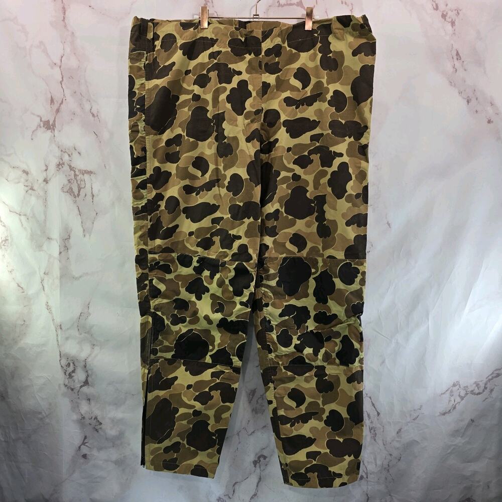 Vintage Columbia Camo Pants Mens XXL 2XL Duck Gore Tex Rain Waterproof